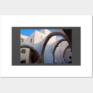 Greece. Patmos. The Monastery of St.John. Posters and Art